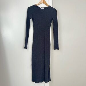 Rib Knit Midi Dress (Billie The Label)